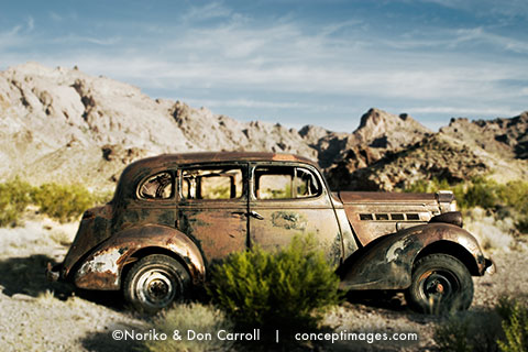 rustic car photo