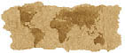 antique world map